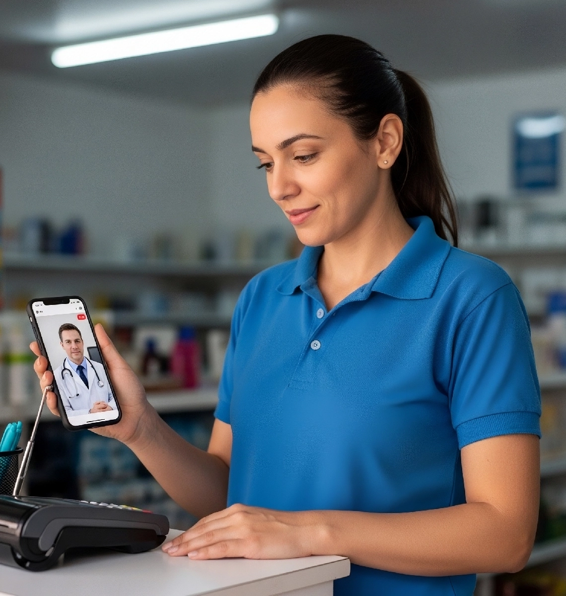 Médico profissional confiável